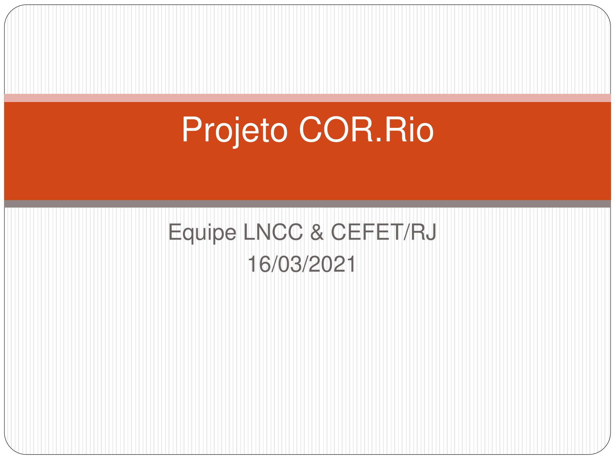 Projeto COR.Rio